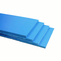 Plaques en mousse PP bleue haute densité de 3 mm, non toxiques, antistatiques, en polypropylène, écologiques, de qualité alimentaire, pour la découpe