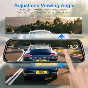 Caméra de tableau de bord de voiture à double objectif HD 1080P avec vision nocturne enregistreur vidéo noir pour format MP4 avant et arrière garantie 1 an - Product Image 4