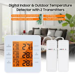 Termometro Digitale LCD Retroilluminato per Uso Domestico con <span class=keywords><strong>Allarme</strong></span>, Monitoraggio della Temperatura per Frigorifero e Congelatore, Supporto OEM/ODM - Product Image 2