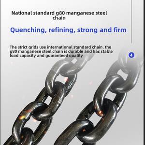 Grensoverschrijdende Groothandel Draagbare Kraan Handmatige Takel Handgeschakelde Ketting-Type Hendel Nieuwe 1T 9 <span class=keywords><strong>Ton</strong></span> Draad Strakker Nieuwe Handmatige Draad - Product Image 3