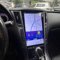 Autoradio GPS ZWNAV 13,6 pouces Android 13 DSP avec WiFi intégré pour Infiniti Q50 Q50l Q50s Q60 2014-2022 Lecteur stéréo Écran Carplay