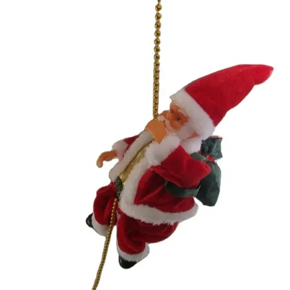 christmas santa claus climbing the string Christmas Decoration