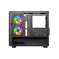 Nouvel arrivage de coque d'ordinateur de jeu de bureau Hd Usb3.0 MATX avec design en grain de bois pour ordinateur de bureau