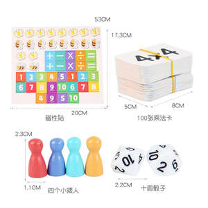 Table <span class=keywords><strong>de</strong></span> <span class=keywords><strong>multiplication</strong></span> Montessori pour enfants pour <span class=keywords><strong>les</strong></span> opérations mathématiques <span class=keywords><strong>jeu</strong></span> éducatif précoce mathématiques aides pédagogiques jouets pour enfants - Product Image 5