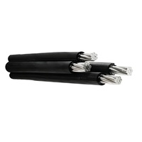 Conductores de Aluminio NFA2X con Aislamiento XLPE de Bajo Voltaje 0.6/1kV 3kV, Voltaje de Prueba 90C, Temperatura Máxima 90C, para Estaciones de Energía Aéreas