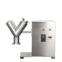 Mélangeur en V à bras unique en acier inoxydable pour granulés et poudres sèches, idéal pour l'industrie alimentaire
