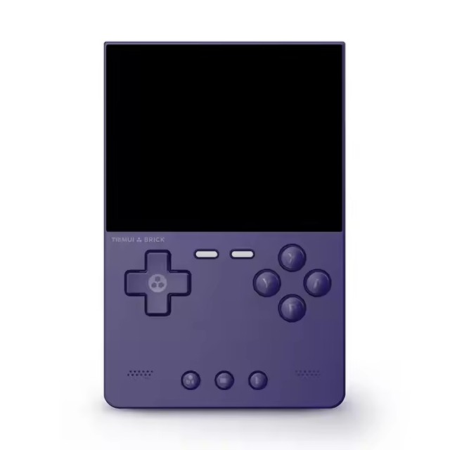 NKIWI Trimui Brick 3.2'' IPS Screen Handheld Game Console Linux System Trimui UI Metal Back Panel Key LED Lighting 64GB Wi-Fi