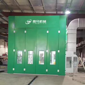 فرن تدفئة كهربائي للسيارات مع مصابيح بالأشعة تحت الحمراء ونظام حارق ديزل، كابينة رش للاستخدام في الخبز وغرفة طلاء السيارات - Product Image 1