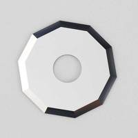 Lames de coupe rotatives IECHO E51 E52 E56 couteau circulaire en carbure de tungstène Machine numérique refente lame décagonale oscillante
