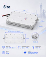 Module amplificateur de puissance RF à gain élevé 38 dB 30 W 300-6300 MHz GaN, conception à haute linéarité, faible distorsion pour amplificateur de signal