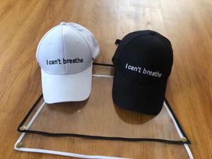 Summer Outdoor <span class=keywords><strong>I</strong></span> Cant Breathe Snapback Hat Baseball Caps Protective baseball cap accept Custom logo baseball cap shield - Product Image 2