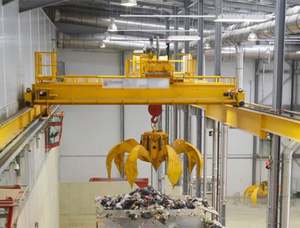 QZ de modelo de doble haz levantar cuchara puente grúa - Product Image 5