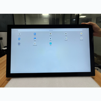 Monitor de Pantalla Táctil Android 14 de 23.8 Pulgadas, Google Play, CPU Rockchip, WiFi, RJ45, Soporte VESA, Interfaces USB y DVI, Nuevo Producto, 10 Puntos Táctiles