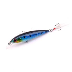 <span class=keywords><strong>Ensemble</strong></span> de leurres artificiels Minnow 10 couleurs, 9 cm, 8 g, hameçons triples pour la pêche au bar, à la truite, au saumon, au poisson-chat - Eau douce et eau salée - Product Image 5