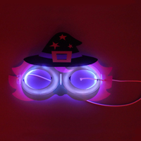 Nouvelle arrivée lueur dans le noir halloween fête d'horreur faveur masque lumineux costume