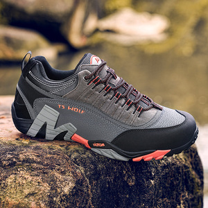 <span class=keywords><strong>Scarpe</strong></span> da Trekking da <span class=keywords><strong>Uomo</strong></span> in Pelle Leggere e Traspiranti Antiscivolo da Esterno per Sport e Viaggio per l'Autunno Resistenti all'Usura per l'Estate - Product Image 2