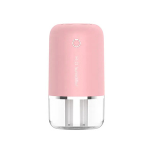 Dual Spray Portable LED Light <span class=keywords><strong>Mini</strong></span> 400ml <span class=keywords><strong>H2o</strong></span> Spray Mist Humidificador Doble difusor húmedo Coche Usb humidificador de aire - Product Image 3
