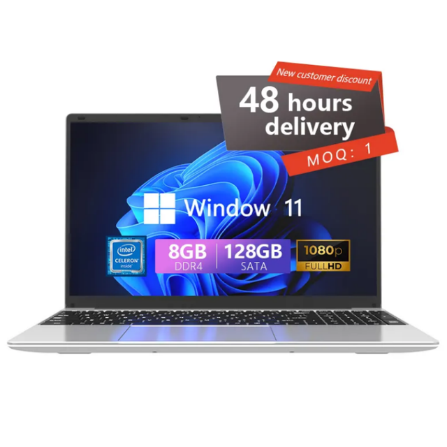 High Quality Intel N5095 14inch Brand New Laptop 8GB Ram 128GB SSD Win11 Pro Notebook Computer Laptop