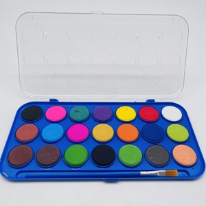 Set di 21 Colori di Acquerelli Solidi con Pennello Gratuito, Non Tossici, per Bambini, Ritorno a Scuola, Materiali Artistici per Disegno - Product Image 5