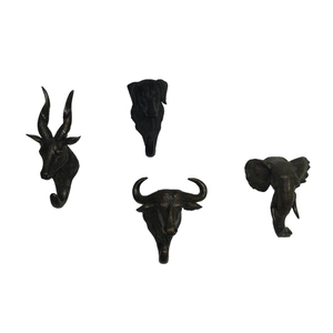Résine <span class=keywords><strong>d</strong></span>écorative de tête <span class=keywords><strong>d</strong></span>'éléphant en Bronze, 10/11 pouces, <span class=keywords><strong>d</strong></span>écoration murale personnalisée, taille de vie - Product Image 5