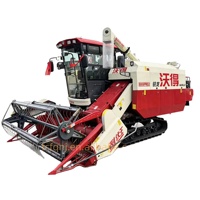 Moissonneuse-batteuse agricole Marque WORLD Moteur Yuchai 140 CV Boîte de vitesses à roulements Prix usine Vente chaude