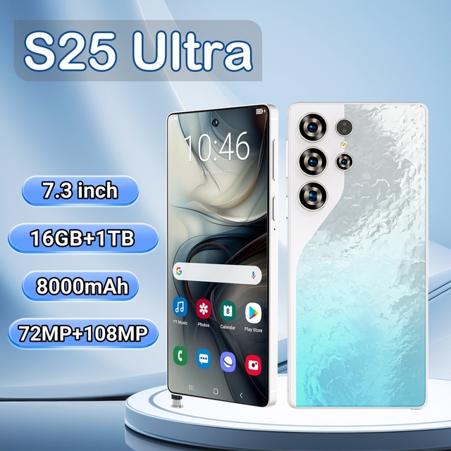 Wholesale Smartphone S25 Ultra 2026 Trending 108MP Rear Camera Long Standby Unlocked Version