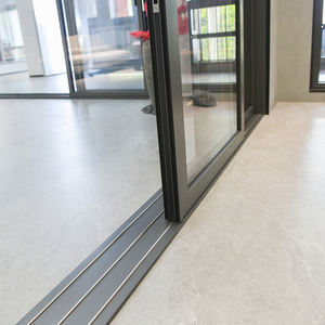 <span class=keywords><strong>Porte</strong></span> coulissante <span class=keywords><strong>en</strong></span> aluminium moderne robuste, design incurvé, isolation acoustique pour usage intérieur, grandes maisons personnalisées, projets commerciaux - Product Image 6