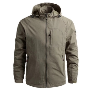 Logotipo personalizado bordado impreso diseño transfronterizo hombres primavera y otoño chaqueta fina montañismo asalto chaqueta - Product Image 2