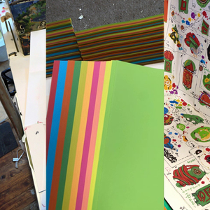 Bán buôn 70gsm A4 màu giấy duy nhất bên 100 sheets gói với 20 màu sắc tùy chỉnh cho trẻ em DIY Thủ công mỹ nghệ & giấy thủ công mỹ nghệ - Product Image 6