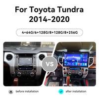 Écran 15 pouces pour Toyota Tundra 2014-2020 Android 15 CarPlay sans fil Autoradio Stéréo Multimédia GPS DSP 4G Vente en gros
