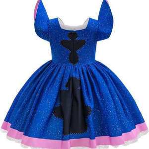 Nuevo Disfraz de Princesa Hinchado para Niñas, Disfraz de Personaje de la <span class=keywords><strong>Película</strong></span> Stitch para Representaciones Escénicas y Halloween - Product Image 5