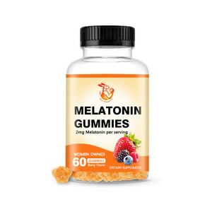 Factory Wholesale Melatonin Gummies with Sodium Melatonin Natural Herbal Supplements Promote Restful Sleep Gummies - Product Image 1
