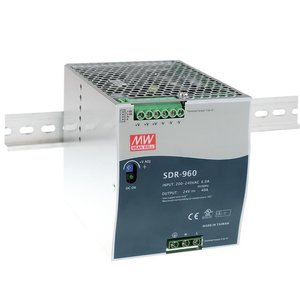 หมายถึงดี SDR-960แหล่งจ่ายไฟรางดิน24V 40A เอาต์พุตเดียว960W แหล่งจ่ายไฟอุตสาหกรรม - Product Image 1