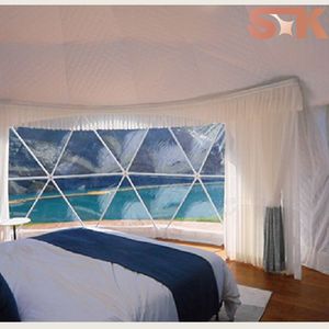 Domo Geodésico de Lujo para Glamping, Hotel Estrella Móvil, para Vacaciones en Resort, Spa, Jardín, con Paneles de Vidrio SXKON Glampin - Product Image 4