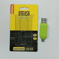 Lecteur de cartes SD+TF externe USB haute vitesse deux-en-un