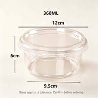 Boîte à gâteau transparente en gros, empilable, anti-fuite, pour gâteau aux fruits