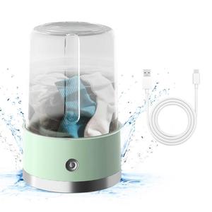 Modern Portable Mini Automatic Washing Machine <b>Small</b> Wireless Charging Device for Cleaning Underwear Socks Cup Accessory - Product Image 3