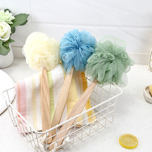 Colorful Flower Loofahs and Mesh elderly <b>Shower</b> Ball <b>Set</b> for Adults Soft and Gentle Body Scrubber Balls for <b>Bath</b> and <b>Shower</b> - Product Image 2