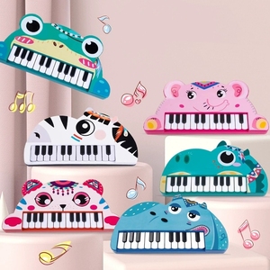 Wholesale Wooden Cartoon Animal Kids Electronic Piano Multiple Styles For Toddler Early Learning <b>Musical</b> Instrument Gift - Product Image 3
