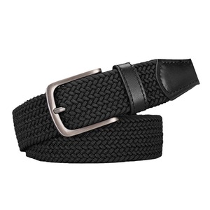 Cintura Elastica Intrecciata Regolabile in Poliestere/Gomma con Logo Personalizzato per Uomo e Donna, Ideale per Pantaloni da Golf - Product Image 2