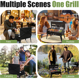 Corten Steel Adjustable Height Charcoal Foldable <strong>Barbecue</strong> <strong>Grill</strong> Santa Maria Parilla Argentinian BBQ <strong>Grills</strong> and Smokers for Sale - Product Image 6