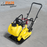 Compacteur à plaque vibrante ZUJI PC90 homologué CE avec moteur Yamaha/Honda/Lifan 5,5 CV 75 kg haute efficacité pour la construction routière