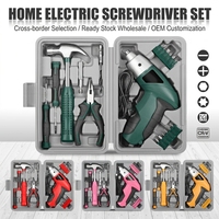 LEIGHLY – Kit d'outils électriques professionnels sans fil, modèle H-20, 20 embouts CR-V de 1/4 pouce, marteau, pinces, pour