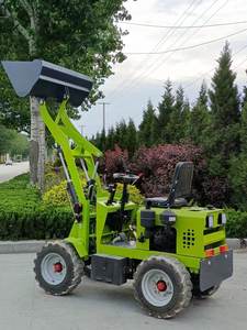 Mini chargeur frontal de chargeuse sur pneus diesel électrique de 400kg en Chine avec composants essentiels du moteur et de la pompe disponibles à la vente - Product Image 2