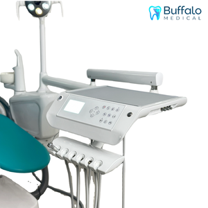 Buffalo Electric Metal <strong>Dental</strong> <strong>Chair</strong> With Compact Design 90 Degree Assist Arm Dual Light Options - Product Image 4