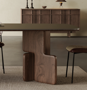 <span class=keywords><strong>Tavolo</strong></span> da Pranzo in Ardesia, <span class=keywords><strong>Tavolo</strong></span> Lungo per Soggiorno, da Posizionare Contro il <span class=keywords><strong>Muro</strong></span>, Set <span class=keywords><strong>Tavolo</strong></span> da Pranzo in Legno Massello di Lusso Semplice - Product Image 4