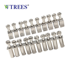 Wtrees Terminal <b>Block</b> Uk2.5B 10 Position With Number Strip And Grounding Terminal For Cable Wiring - Product Image 5