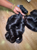 Lots de Cheveux Humains Vietnamiens Bruts Non Traités, Bouclés Birmans, Cuticules Alignées, Cheveux Cambodgiens Ondulés, Bouclés Naturels, Ondulés Indiens