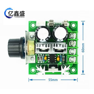 YIXINSHENG PWM <b>Motor</b> Speed <b>Controller</b> 12V-48V DC 10A Adjustable Voltage Regulator Module For DC <b>Motor</b> Pump - Product Image 3