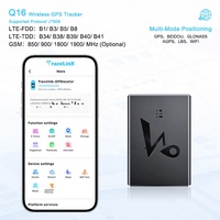 Tracelink - Rastreador GPS Mini 4G LTE Inalámbrico Portátil para Vehículos, con Batería de 10000 mAh de Larga Duración, Localización en Tiempo Real GSM/GPRS/LBS